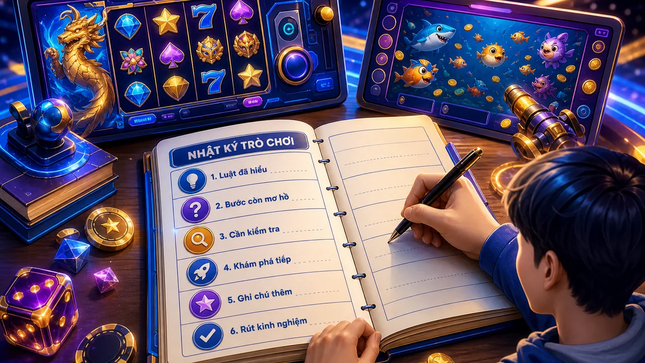 Nhật ký khám phá định dạng và mẫu ghi chú học chiến thuật game qq88 sau mỗi lượt