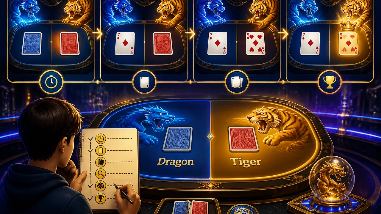 Bắt nhịp bàn Dragon Tiger cho người mới cùng hướng dẫn đọc Dragon Tiger qq88