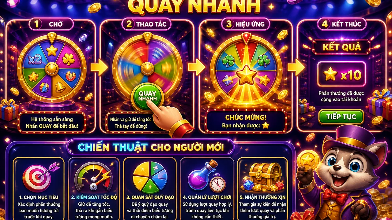 Đọc nhịp trò chơi qua bản đồ trình tự: hướng dẫn vòng quay nhanh qq88 cho người mới