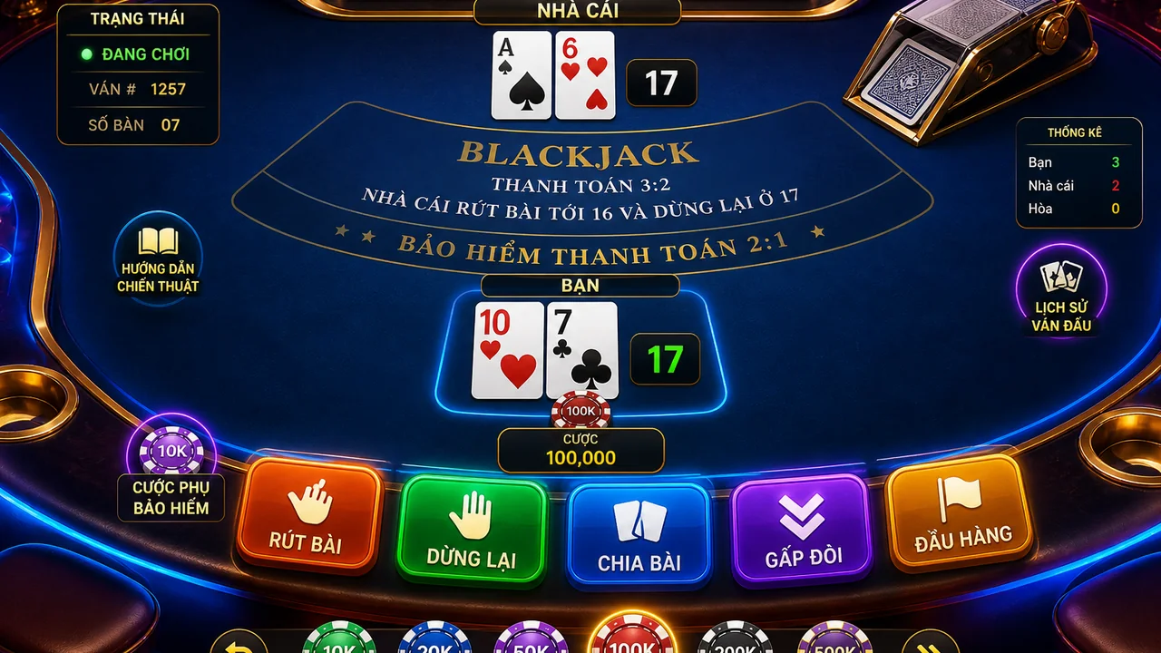 Bản đồ bàn chơi cho người mới: hướng dẫn đọc Blackjack qq88 và chọn game dễ học