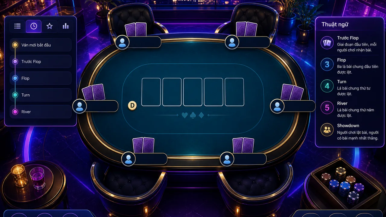 Khám phá cấu trúc bàn chơi: hướng dẫn phòng Poker qq88 cho người mới