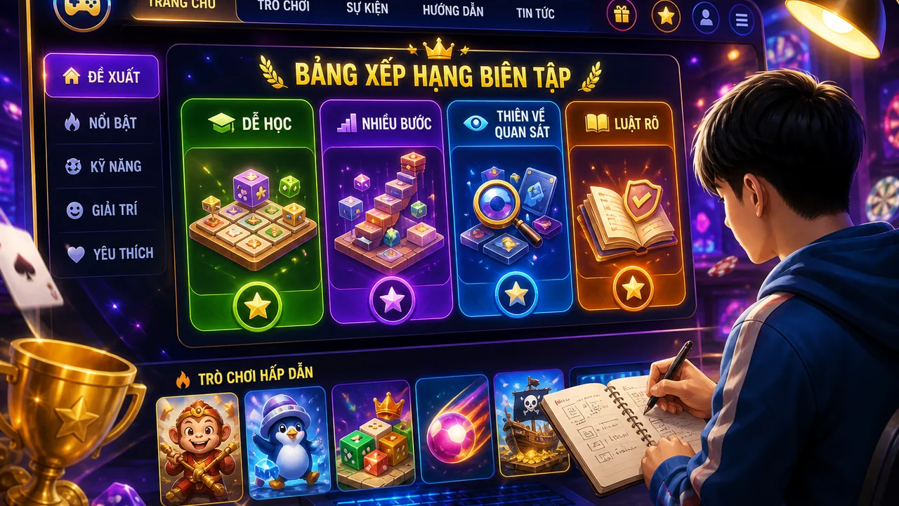 Đọc bảng xếp hạng game QQ88: Chọn format dễ học và luật rõ ràng